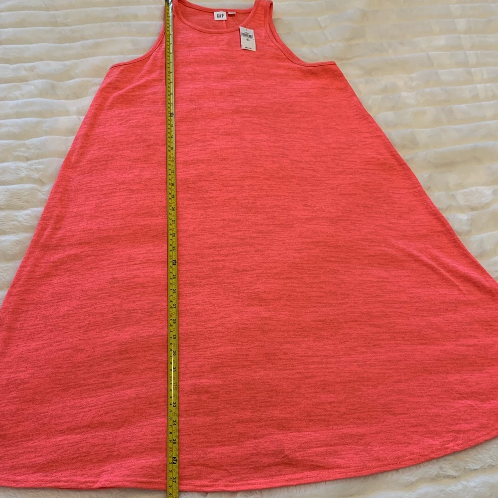 Gap Neon Pink Soft-Spun Sleeveless Swing Dress - Picture 7 of 10